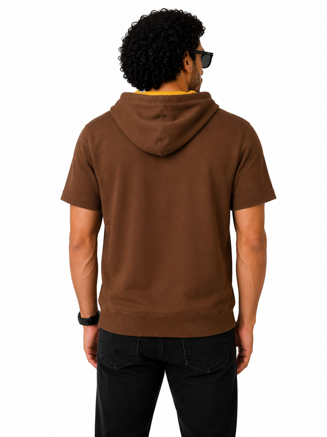 3V Brown Hoodies