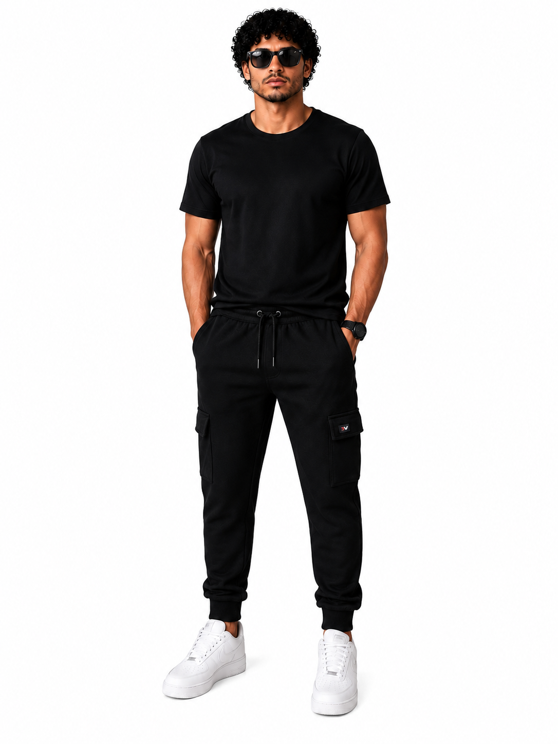3V Black Pant
