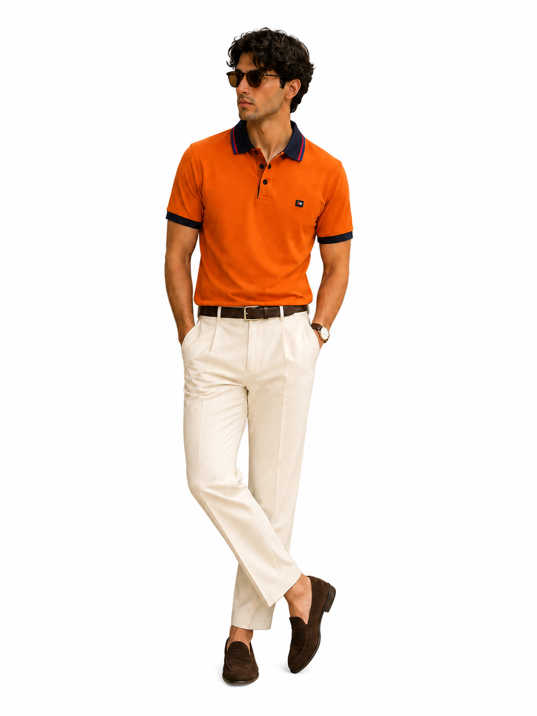 Orange Polo T-Shirt